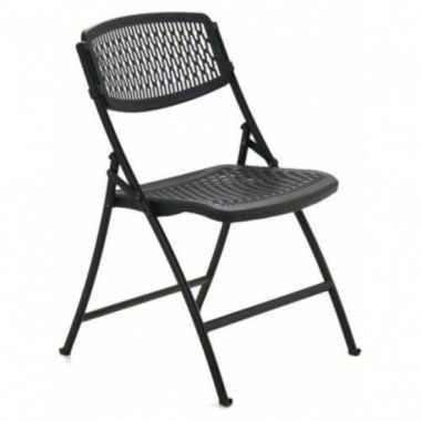 Chaise pliante noire