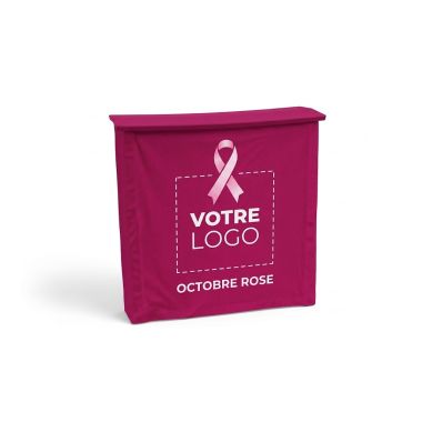 Comptoir d'accueil personnalisé Octobre Rose