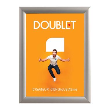 Porte affiche résistant à l'eau Clip-clap 25 mm