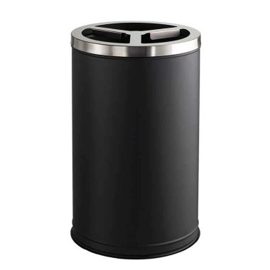 Corbeille Tricolect Noir 105L
