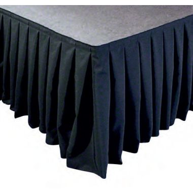 Jupe polyester plissée pour podium Excelium