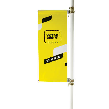 Kakémono pour mât double potence