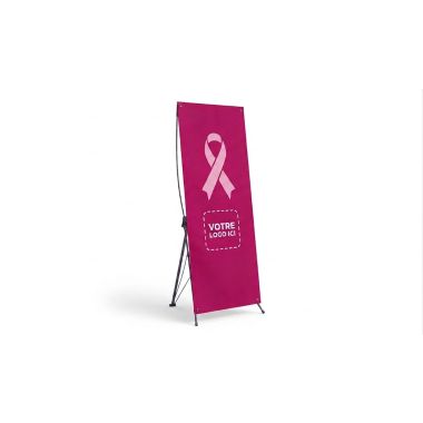 Kakémono personnalisé Octobre Rose