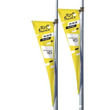 Kakémonos de rue triangulaire Officiel Tour de France 2022