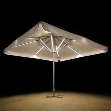 parasol lumineux publicitaire LED