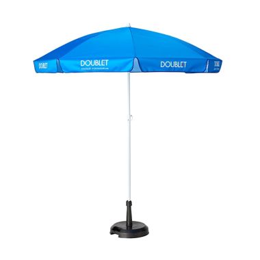 Parasol publicitaire rond standard - base 18 kg