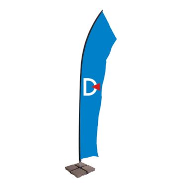 Beach flag géant personnalisé