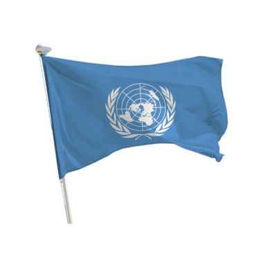 Drapeau ONU pour mât 