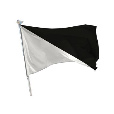 Drapeau Véliplanchiste noir et blanc 