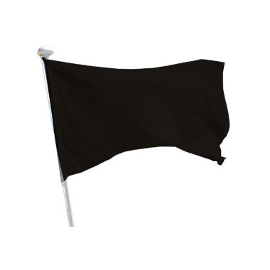 Drapeau avalanche uni noir 