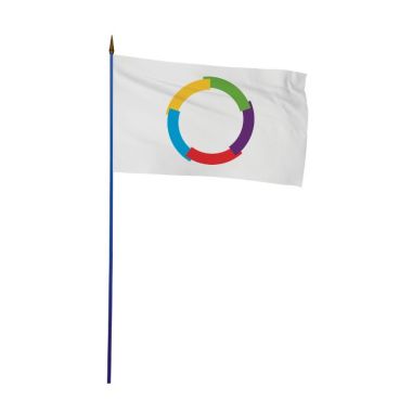 Drapeau Francophonie sur hampe 