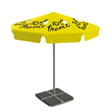 Parasol publicitaire rond premium personnalisé