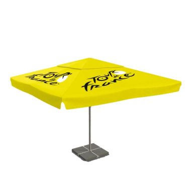 Parasol publicitaire carré premium personnalisé