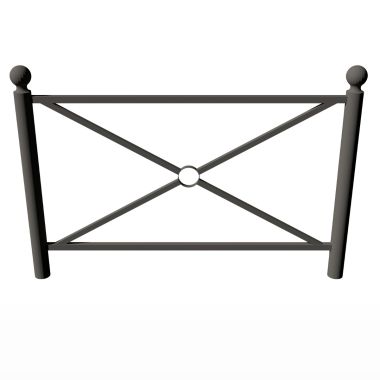 Barrière de ville tête boule