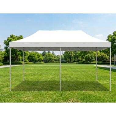 Tente pliante pro blanche 3x6m