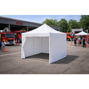 Tente pliante pro Eos 4x4 m PVC fermée