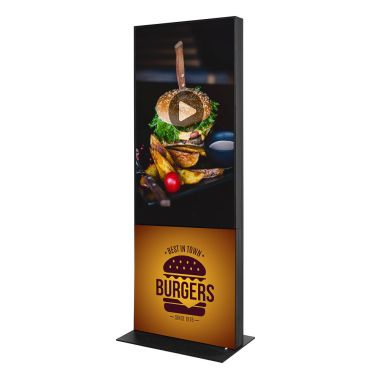totem digital pour affichage numérique