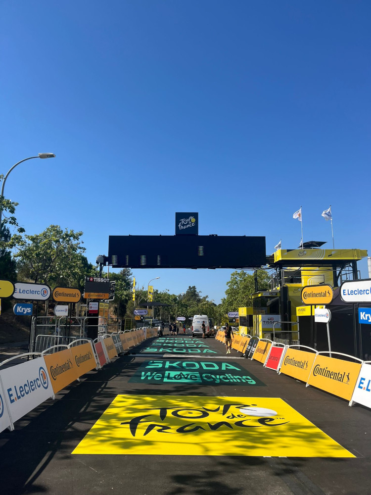Photo : stickage Tour de France 2026