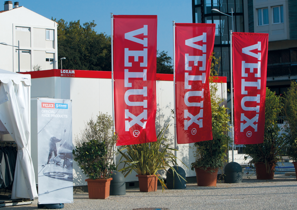 Location de matériel événementiel Mise en avant VELUX lors d'un événement de la marque