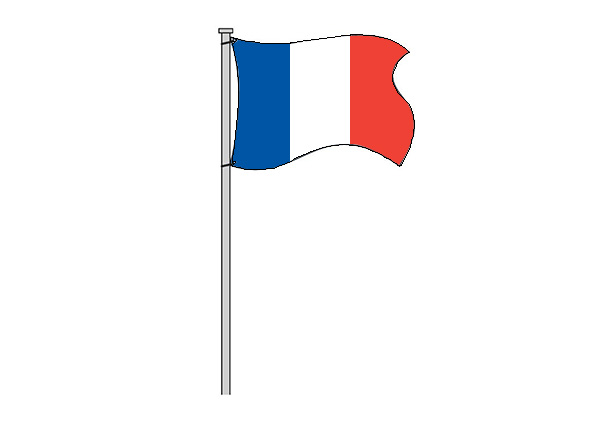 Hisser le drapeau Français