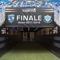 Rugby Top 14 : Doublet au cœur de la mêlée pour l'habillage des stades