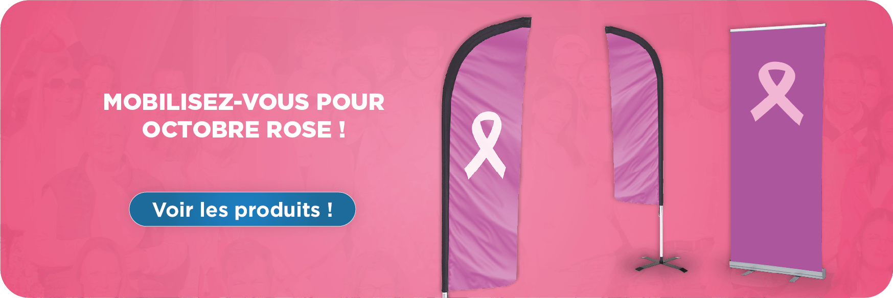 Préparez Octobre Rose avec nos produits personnalisés Préparez Octobre Rose avec nos produits personnalisés