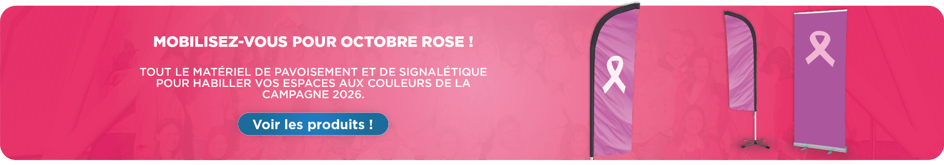 Préparez Octobre Rose avec nos produits personnalisés Préparez Octobre Rose avec nos produits personnalisés