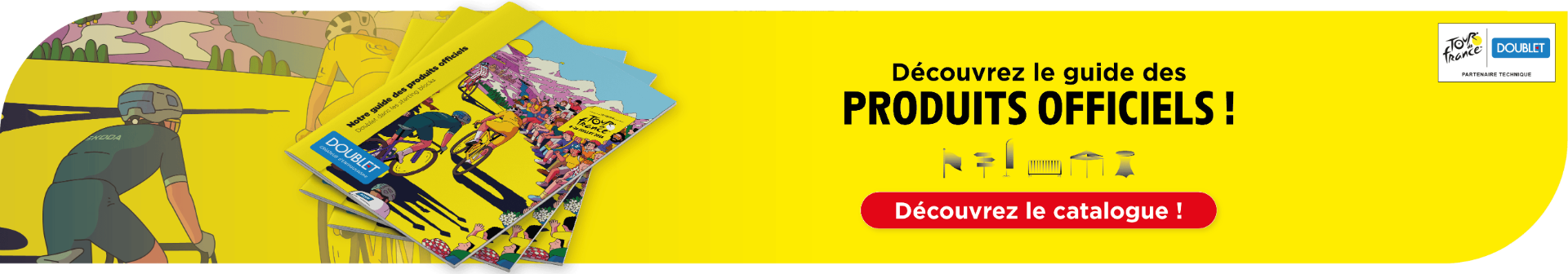 Découvrez les produits officiels du Tour de France 2026