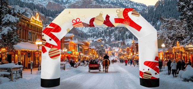 Arches événementielles pour animer les Fêtes de fin d'année