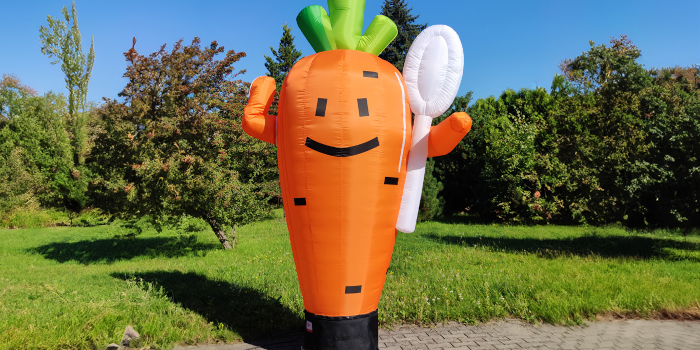Bonhomme gonflable publicitaire