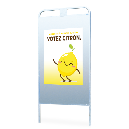 Panneau d'affichage éléctoral pour elections Panneau d'affichage éléctoral