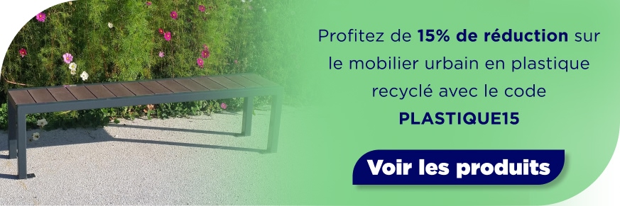 Offre mobilier urbain recyclé
