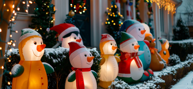 Structures gonflable Noël et Fêtes de fin d'année