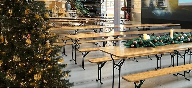 Mobilier de réception pour les animation de fin d'année